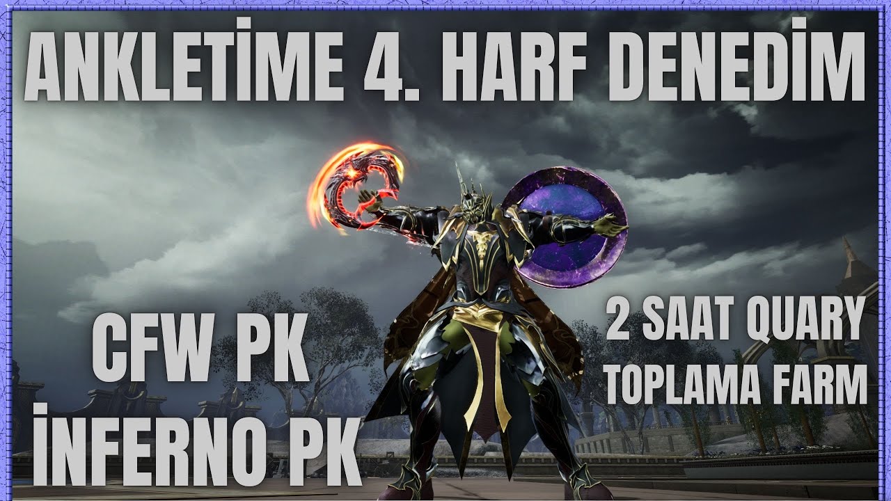 ANKLETİME 4. HARF BASDIM. | CFW ve İNFERNO PK | 2 SAAT QUARY TOPLAMA FARM | Rise Online AARVAD #53