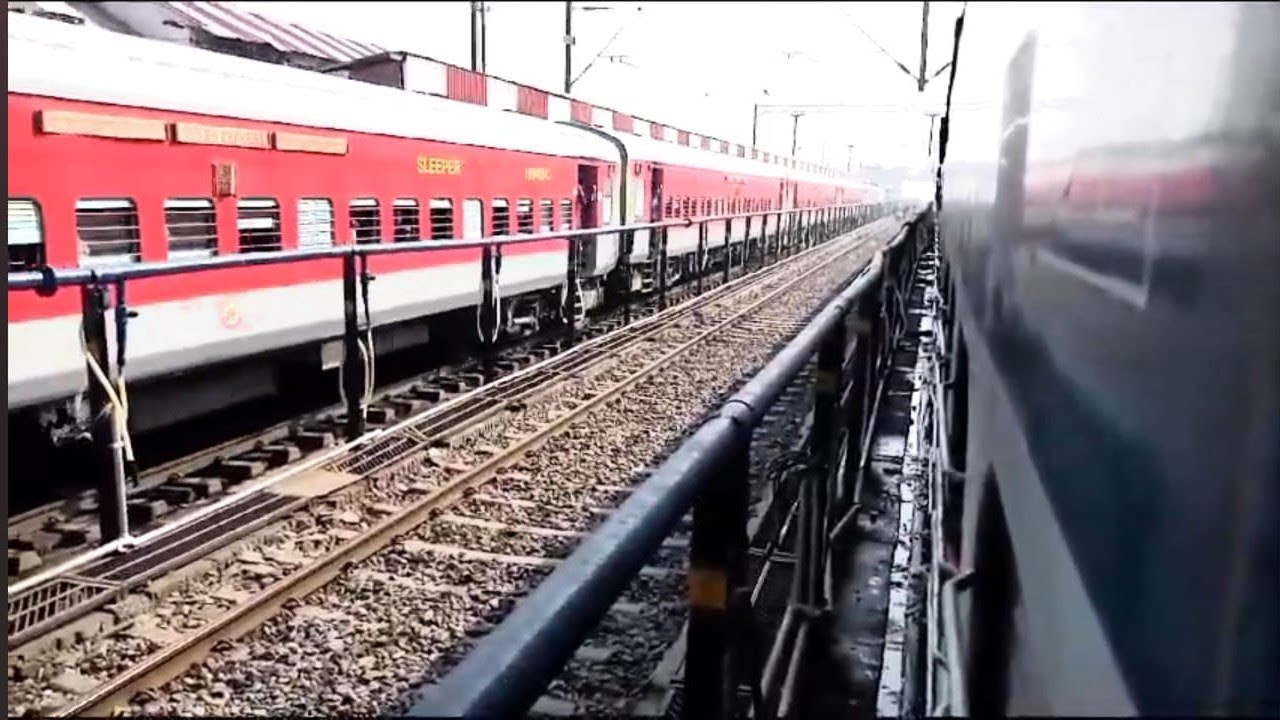Avadh Express train It  Gonda Junction station
