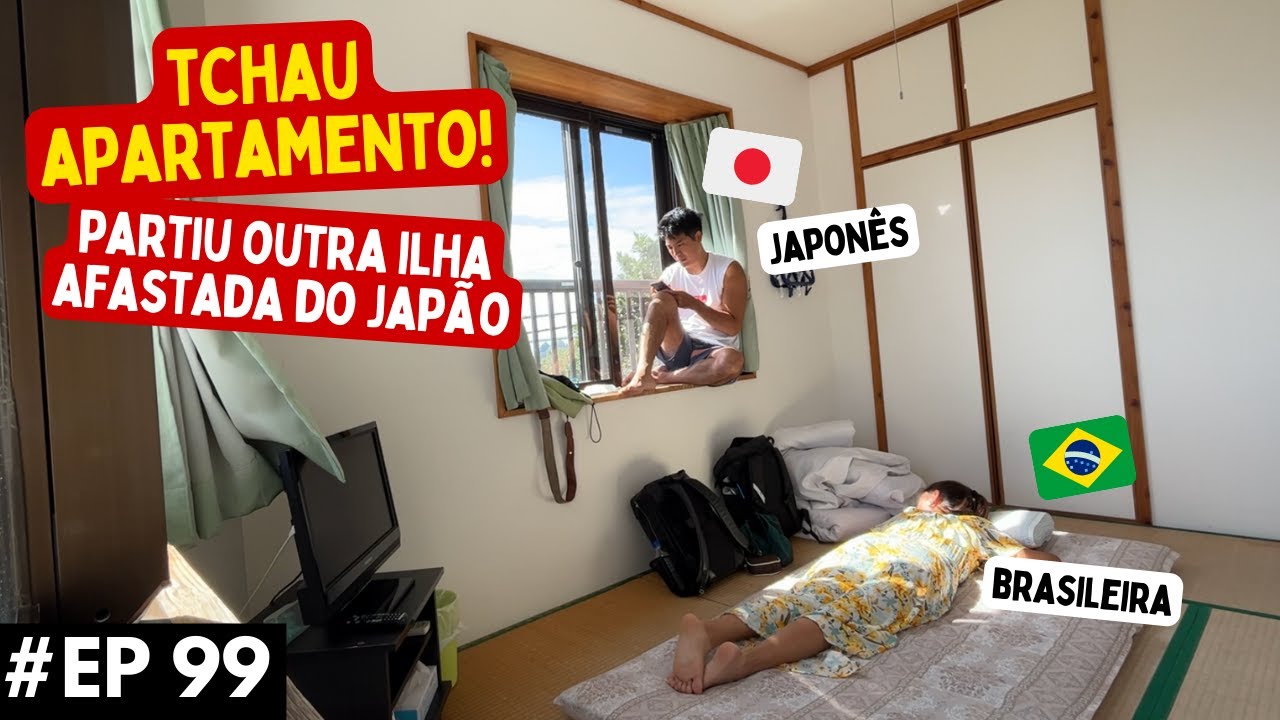Tchau apartamento! Partiu outra ilha afastada do Japão