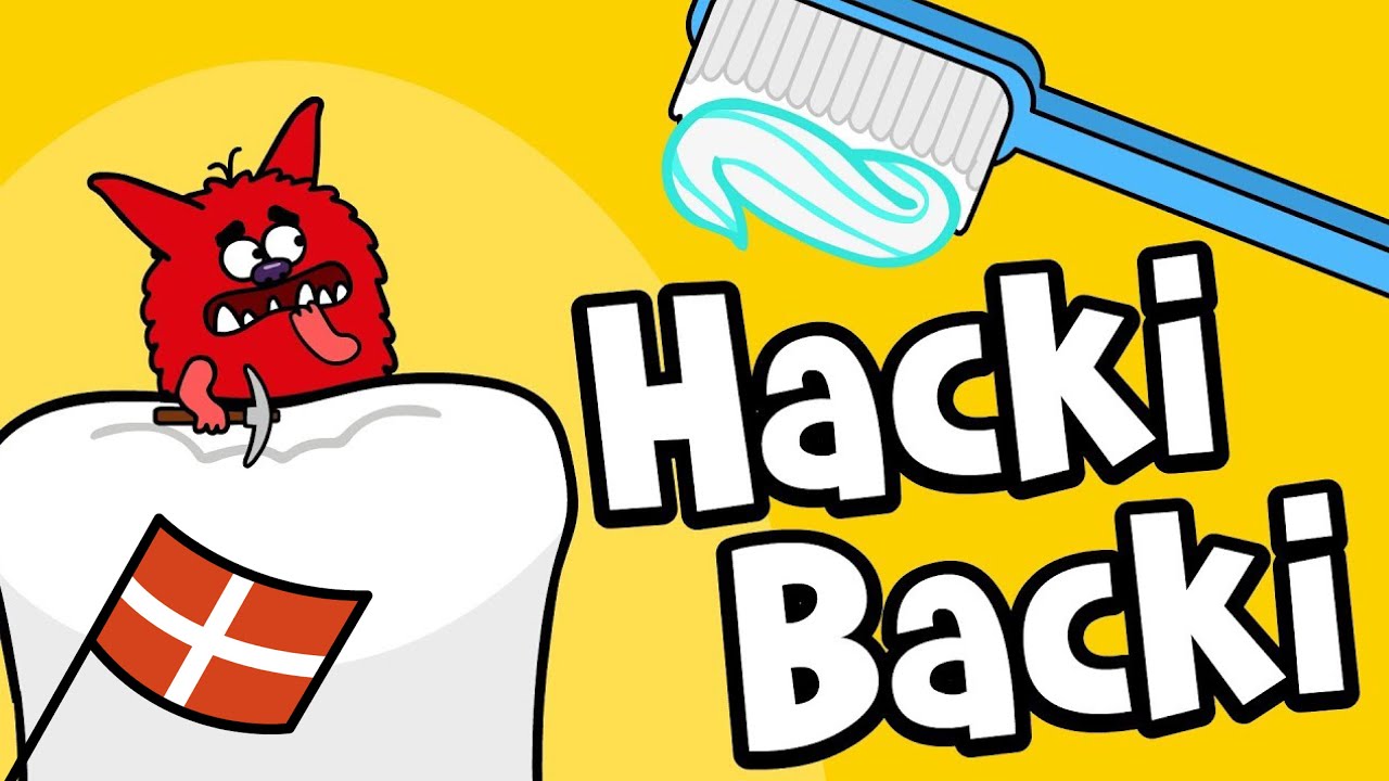 Hacki Backi - Tandbørstesangen | Hurra Børnesange (Dansk)