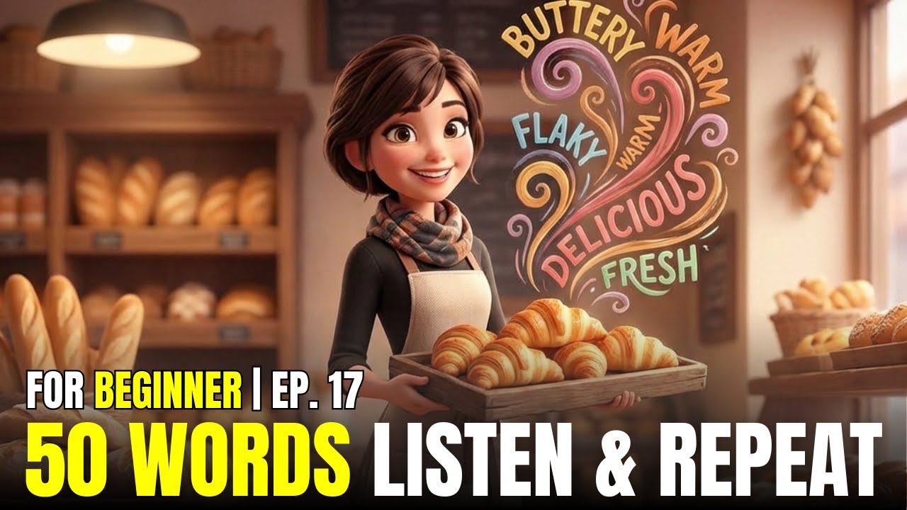 Beginner | 50 Oxford 5000 Words (Listen & Repeat) | Ep. 17