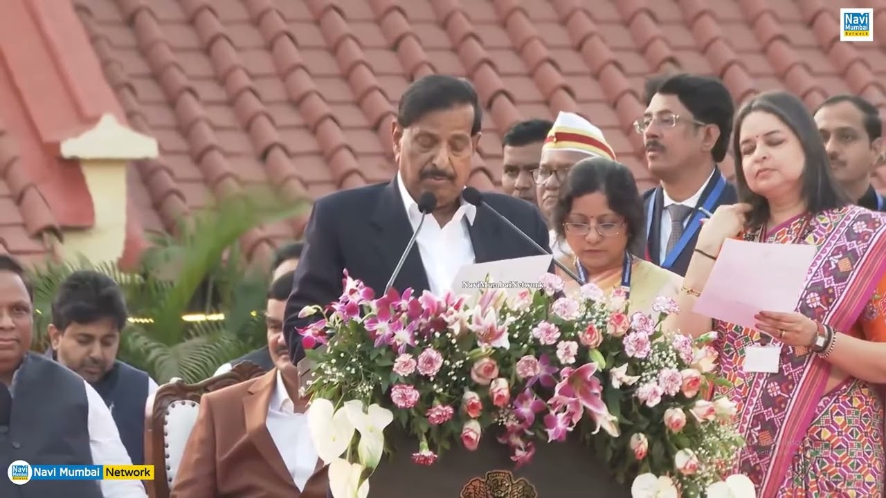 Ganesh Naik ने मंत्रिपद की ली शपथ | Oath Ceremony - Nagpur | Devendra Fadnavis | Maharashtra Cabinet