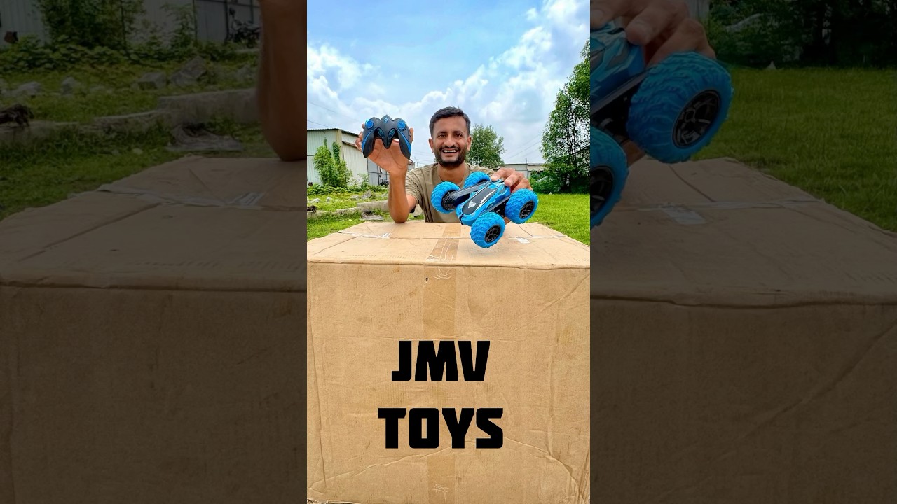 Tumbling remote control car unboxing - stunt car