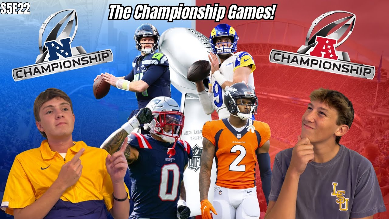 These Conference Championship Games Are Gonna Be Electric! | Season 5 Episode 22