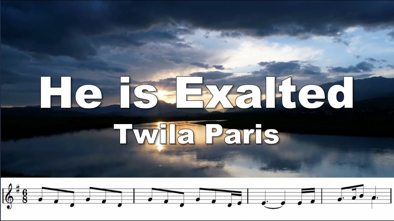 He is Exalted, (Twila Paris) a beautiful contemporary Christian Bb trumpet play along.