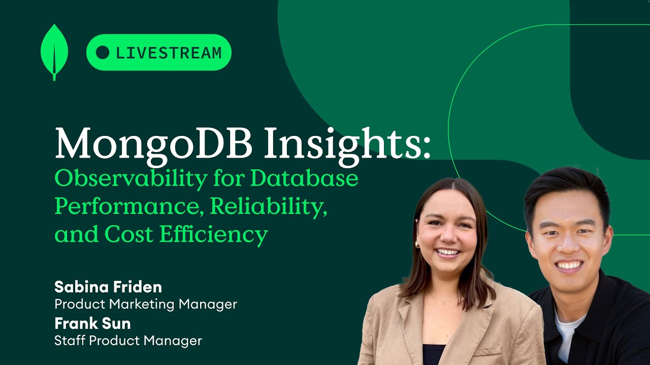 MongoDB Insights: Observability for Database Performance, Reliability, and Cost Efficiency