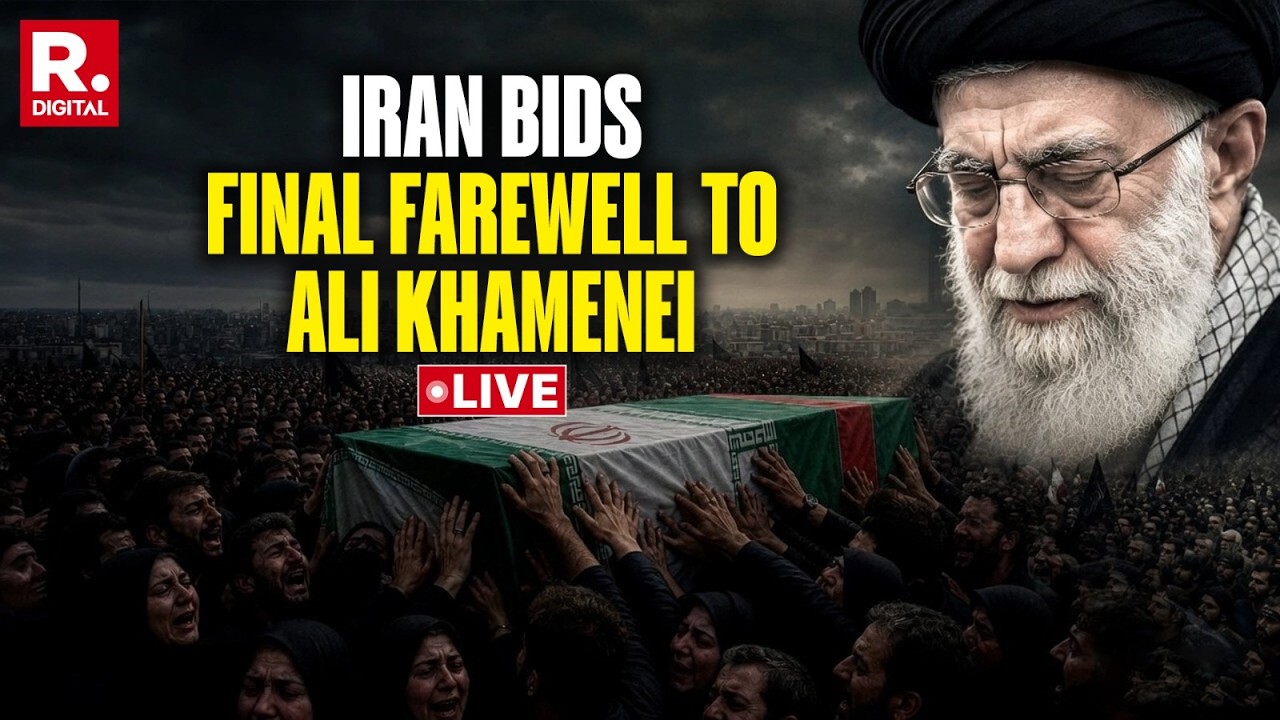 Khamenei Funeral LIVE | Iran Bids Final Farewell To Slain Supreme Leader Ali Khamenei In Mashhad