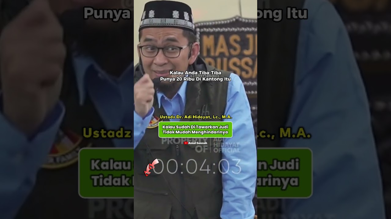 Penawaran Judi | Ustadz Adi Hidayat