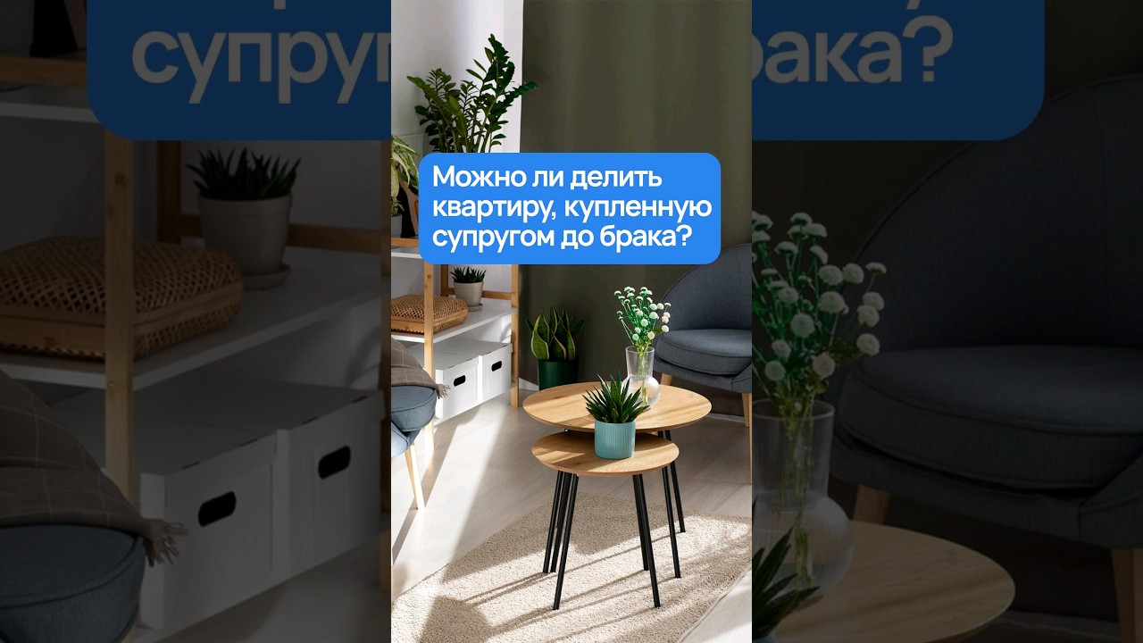 Можно ли делить квартиру, купленную супругом до брака? #ипотека #недвижимость #брак #семья