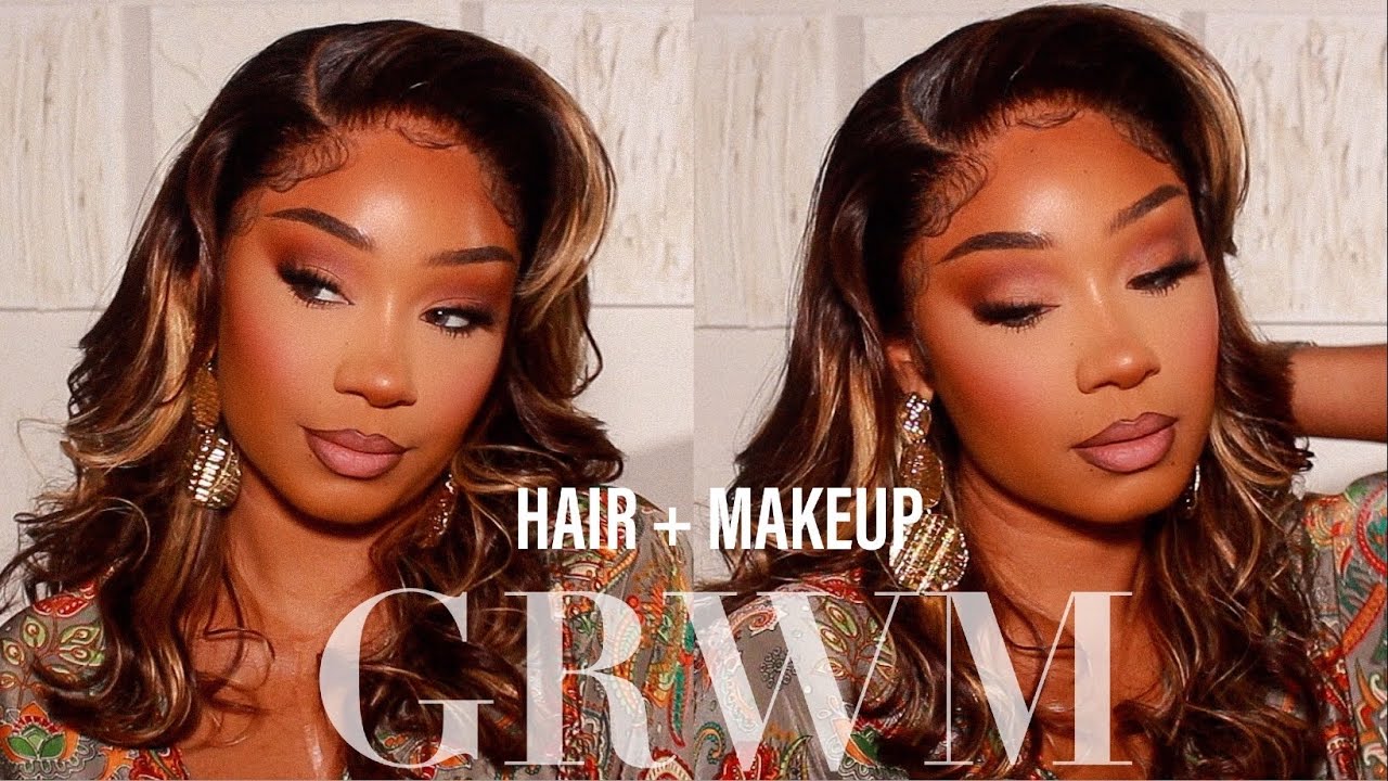 WARM TONED 90s INSPIRED SOFT GLAM MAKEUP | PREMIUM LACE WIGS