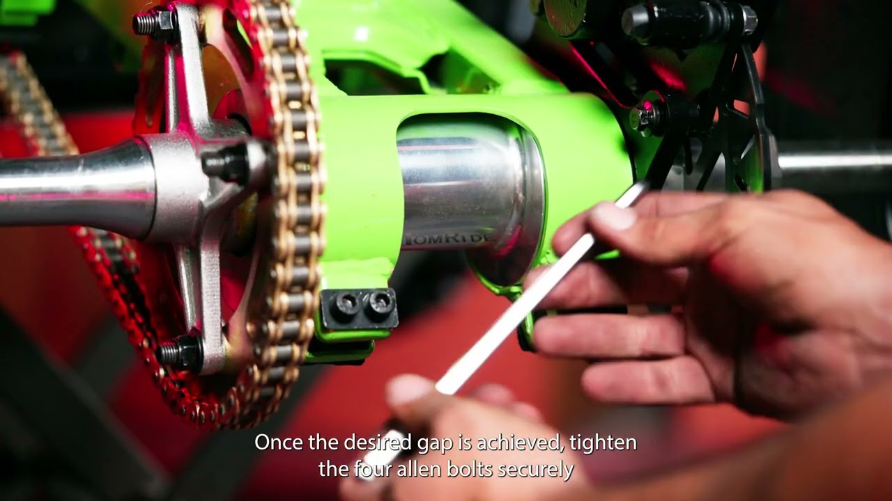 How to tighten the chain on the TomRide TR400