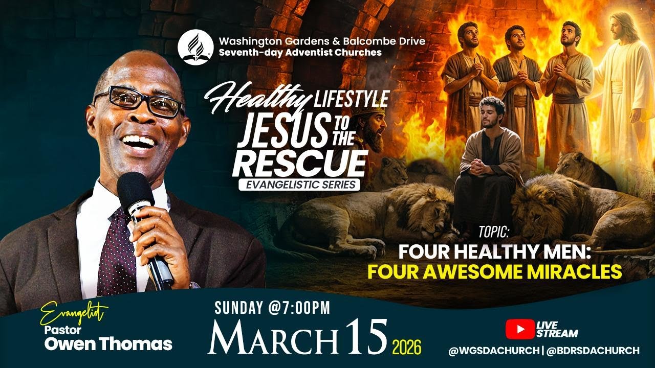 Four Healthy Men: Four Awesome Miracle| Healthy Lifestyle Series |Pastor Owen Thomas |March 15, 2026