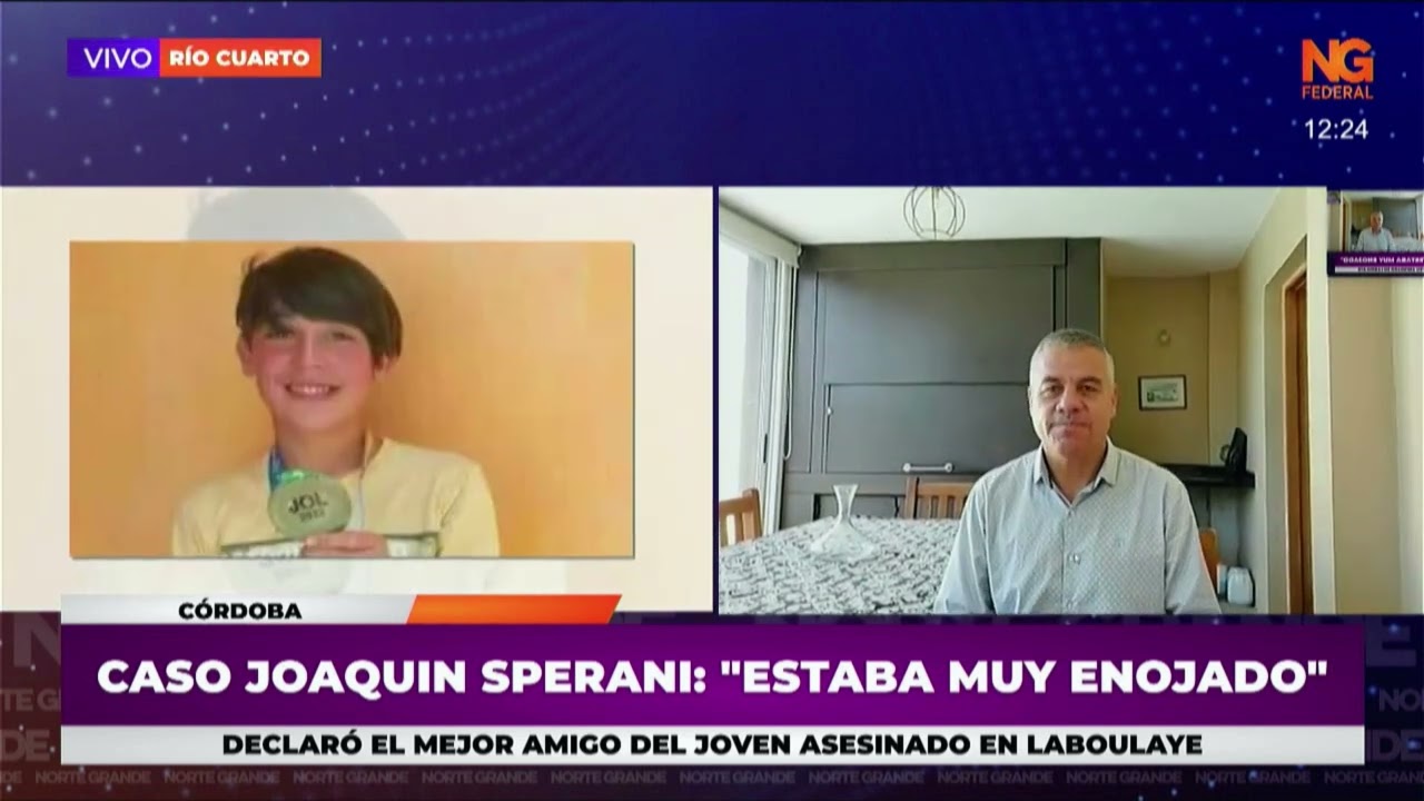 NGFEDERAL - CASO JOAQUIN SPERANI: 