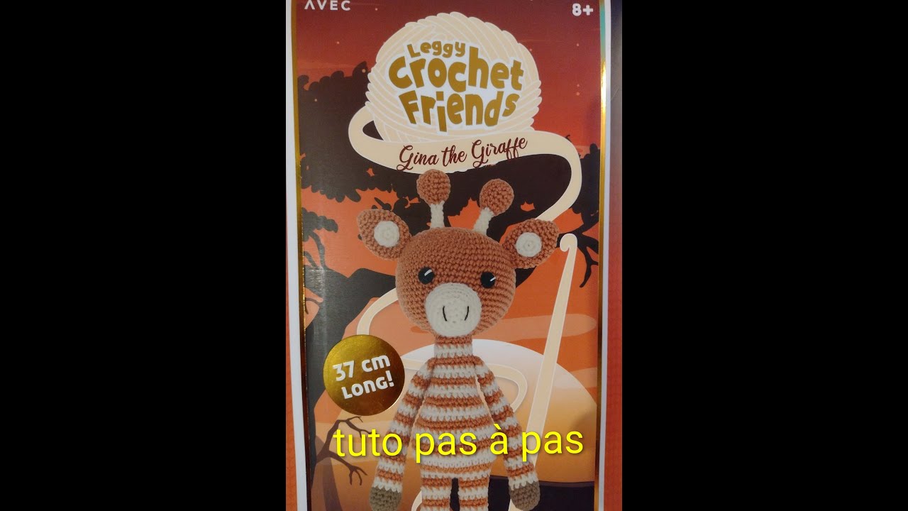 tuto ultra facile: Girafe Action partie I : tête, museau, yeux, début des bras et jambes