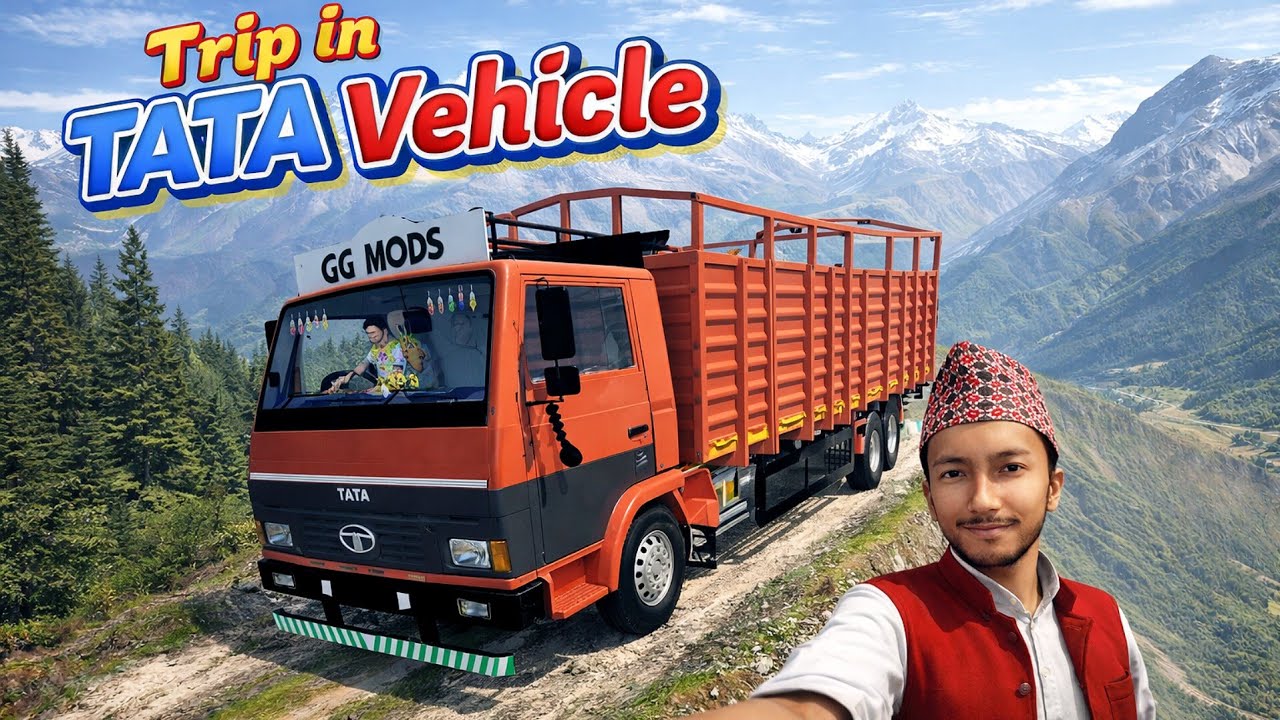 Trip in TATA Vehicle 🚙 | Extreme Beautiful Roads of Nepal 🇳🇵