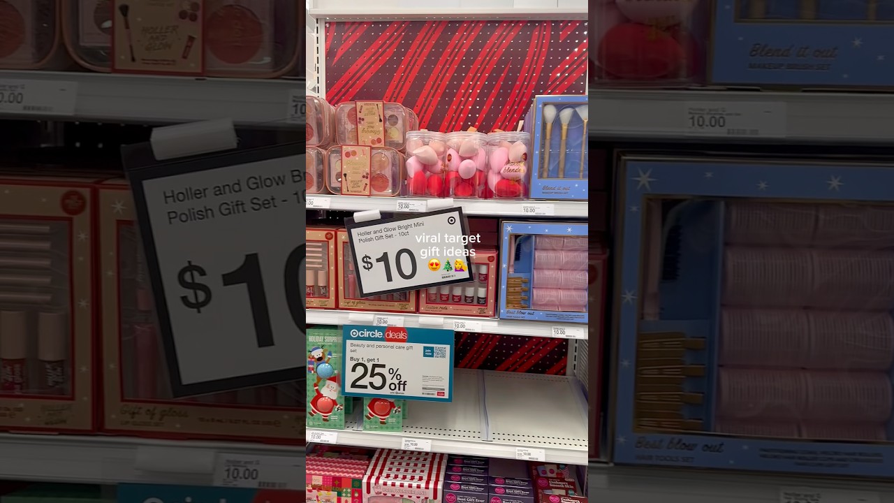 *VIRAL* TARGET BEAUTY FINDS! #christmas #giftideas #target #shopping #holidaywithyoutube