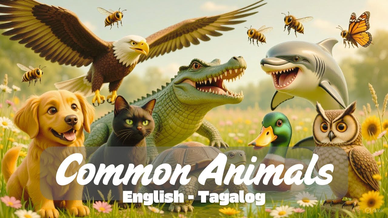 Common Animals for Kids | Learn Animal Names & Fun Facts | Early Learning Video 