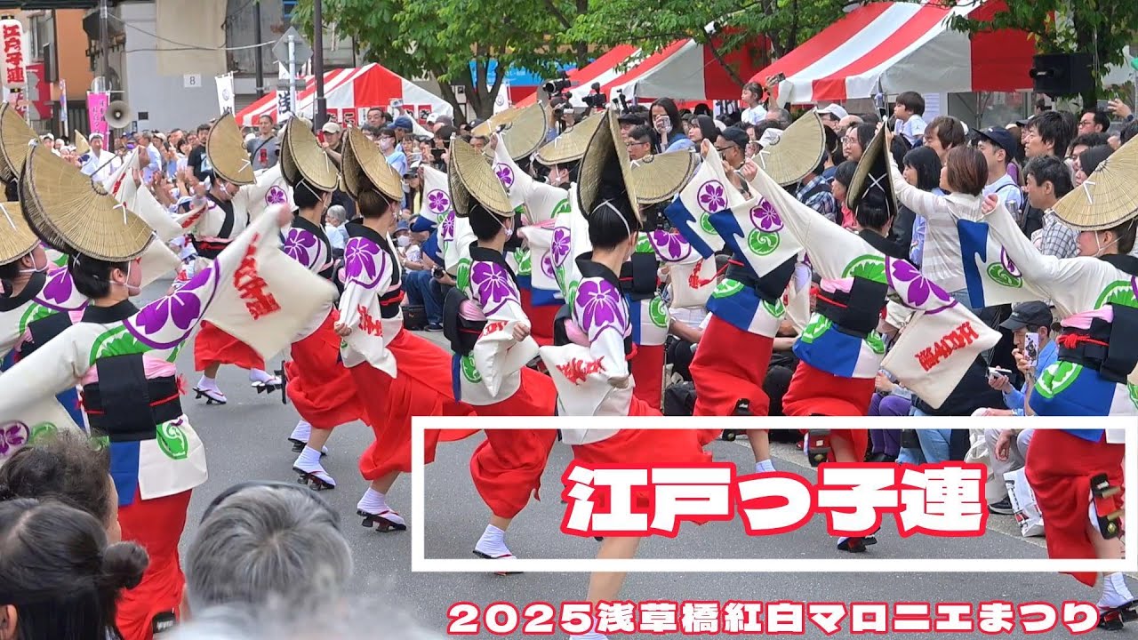 【2025浅草橋紅白マロニエまつり】江戸っ子連