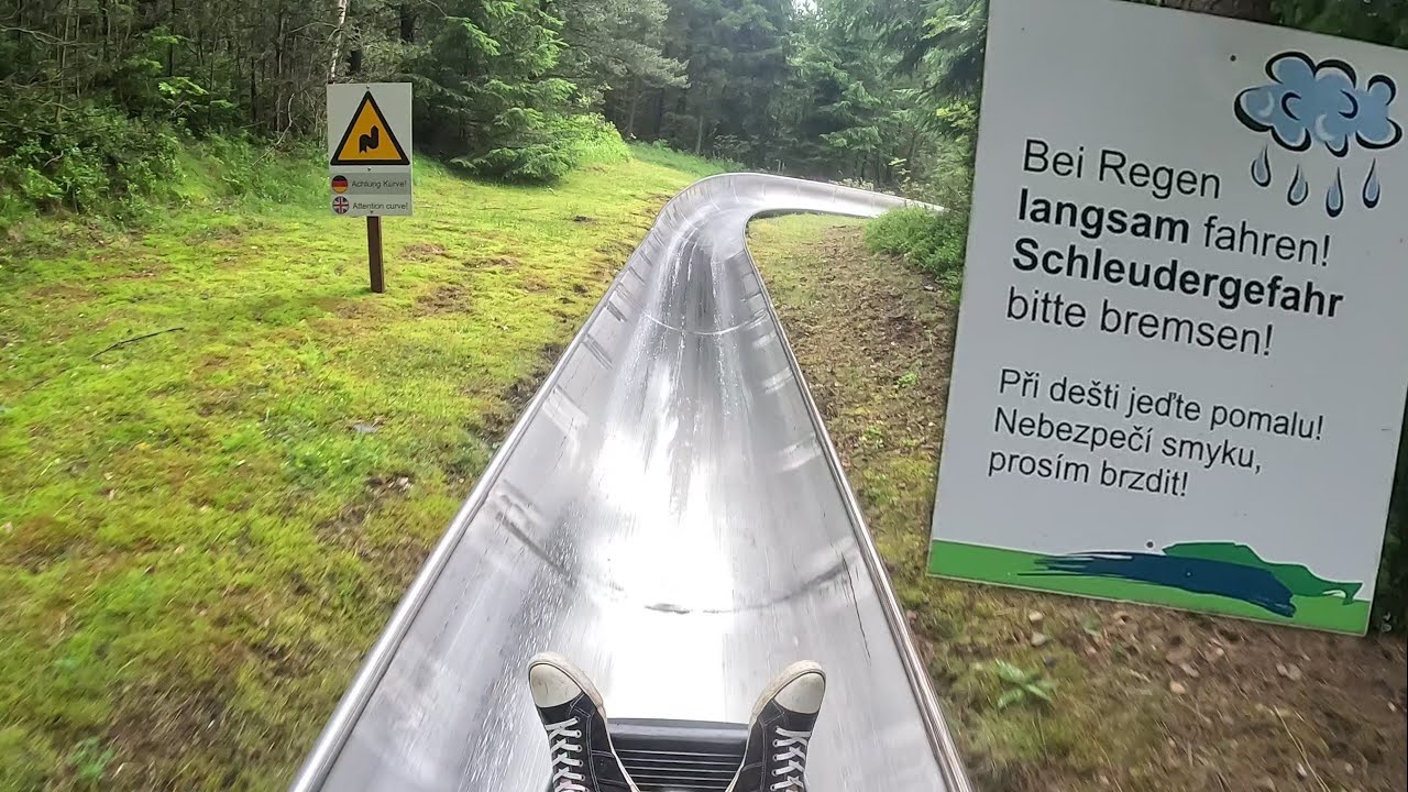 Achtung Wasser! 600m Schleudergefahr… | Sommerrodelbahn Altenberg | Erlebniswelt Altenberg