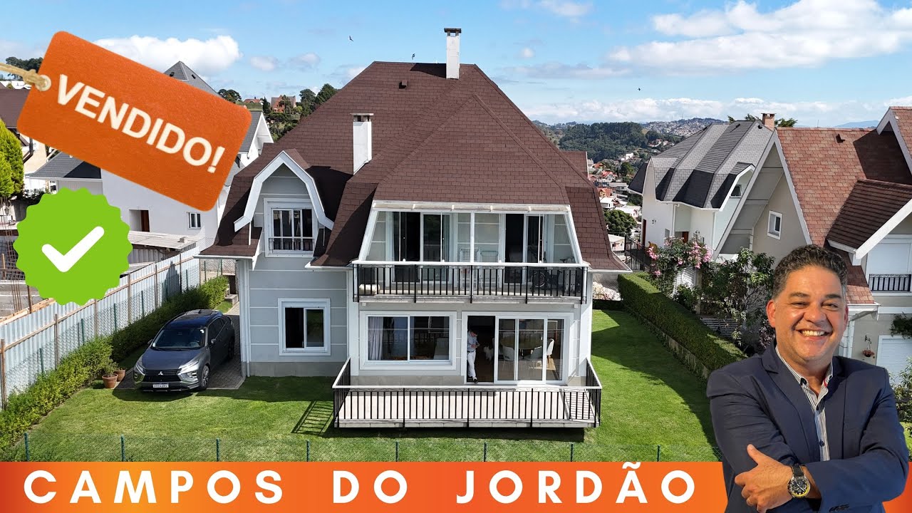 🍁 CASA MODERNA E IMPECÁVEL NO CONDOMÍNIO VILLA SORENBERG - CAMPOS DO JORDÃO