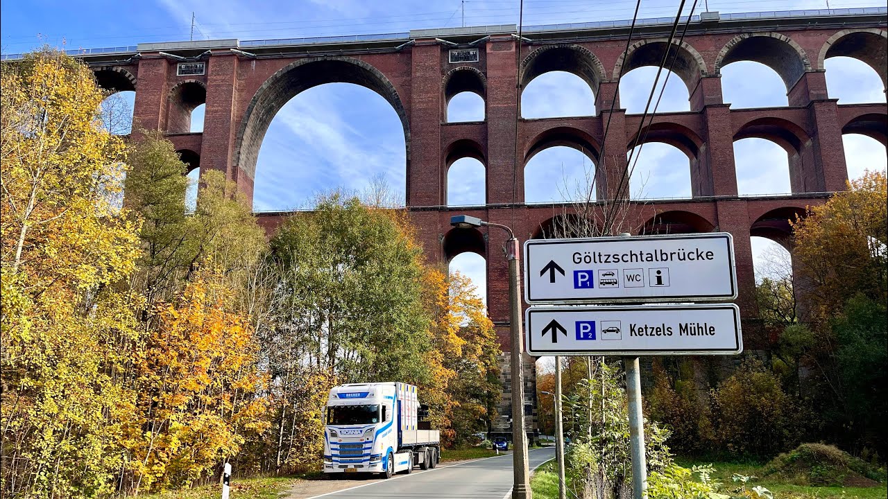 🇩🇪 Autumn Trip Through South East Germany | Bremer Bauwatch | Bayern-Thüringen | Scania Truckvlog