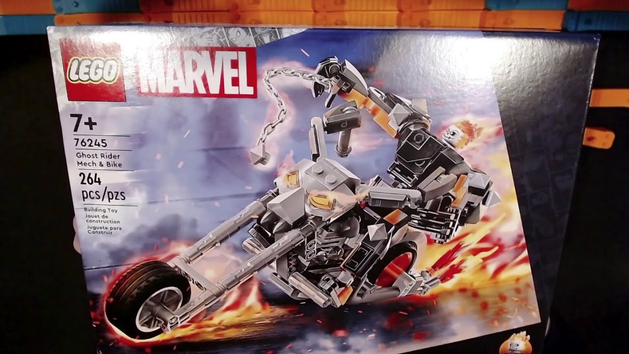 LEGO Marvel Ghost Rider Mech & Bike 76245 Build and Review! Kind of better than I thought!