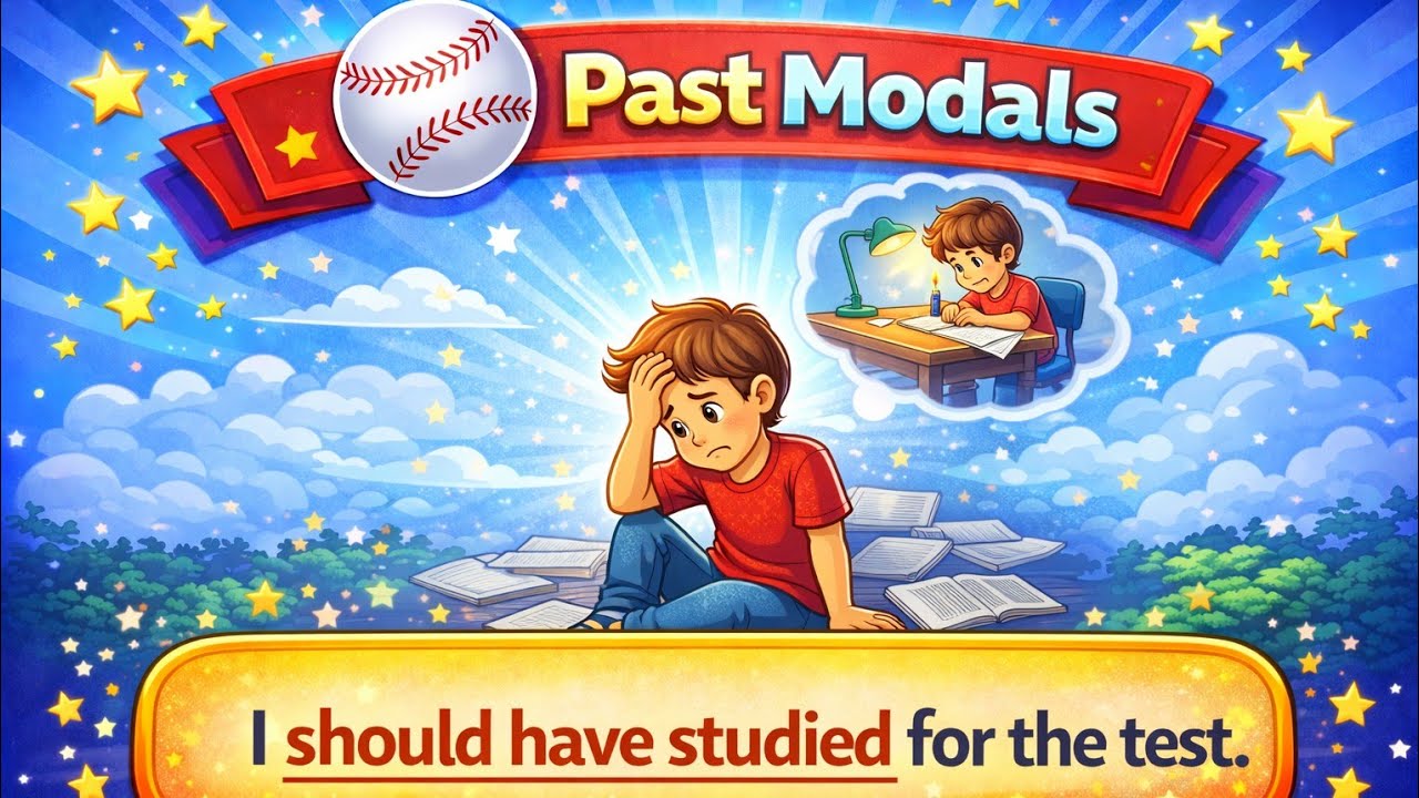 PAST MODALS ⚾️⚾️⚾️ Como Descrever Situações Passadas. 🏠RON LANGUAGES. 