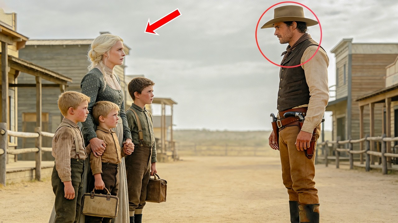 Widow With Three Sons Was Turned Away — Then a Cowboy Quietly Said, “You’re Home Now”