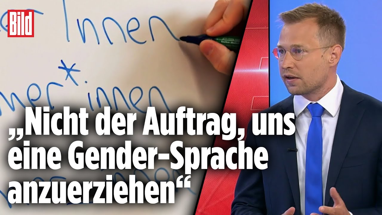 Experten fordern: Schluss mit der Gender-Sprache bei ARD und ZDF | Sebastian Geisler