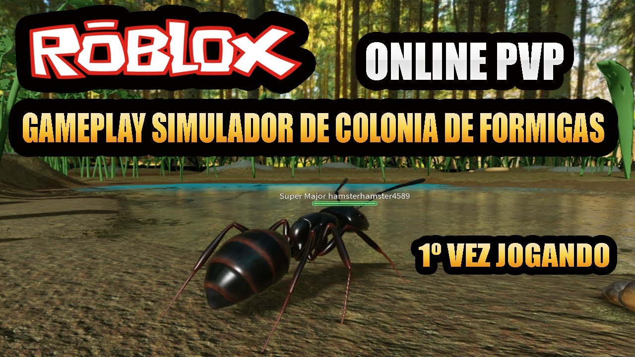 🟢SIMULADOR DE VIDA DE INSETOS ONLINE PVP ( ROBLOX ) - ANT LIFE - VIDA DE FORMIGA