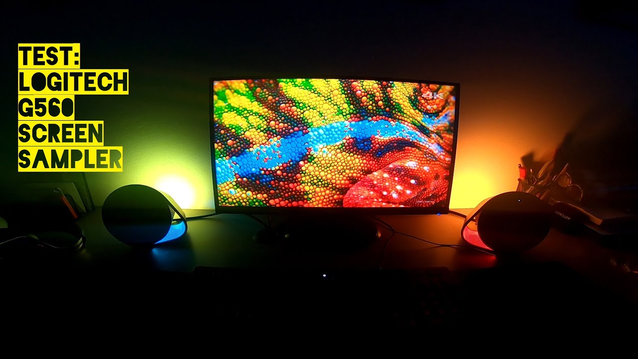 Test: Logitech G560 Screen Sampler
