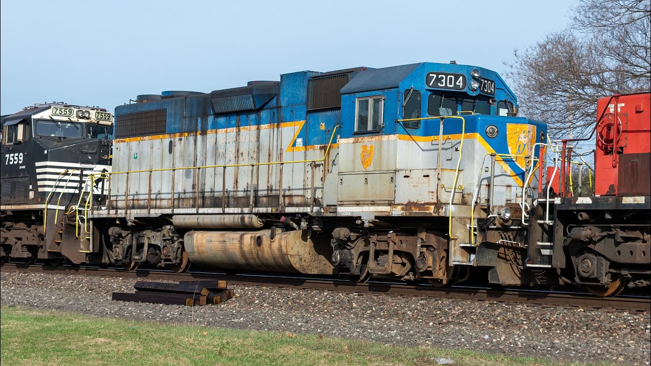 NS 34G w/ D&H 7304 Trailing East - Osceola, Indiana - 03/15/2026