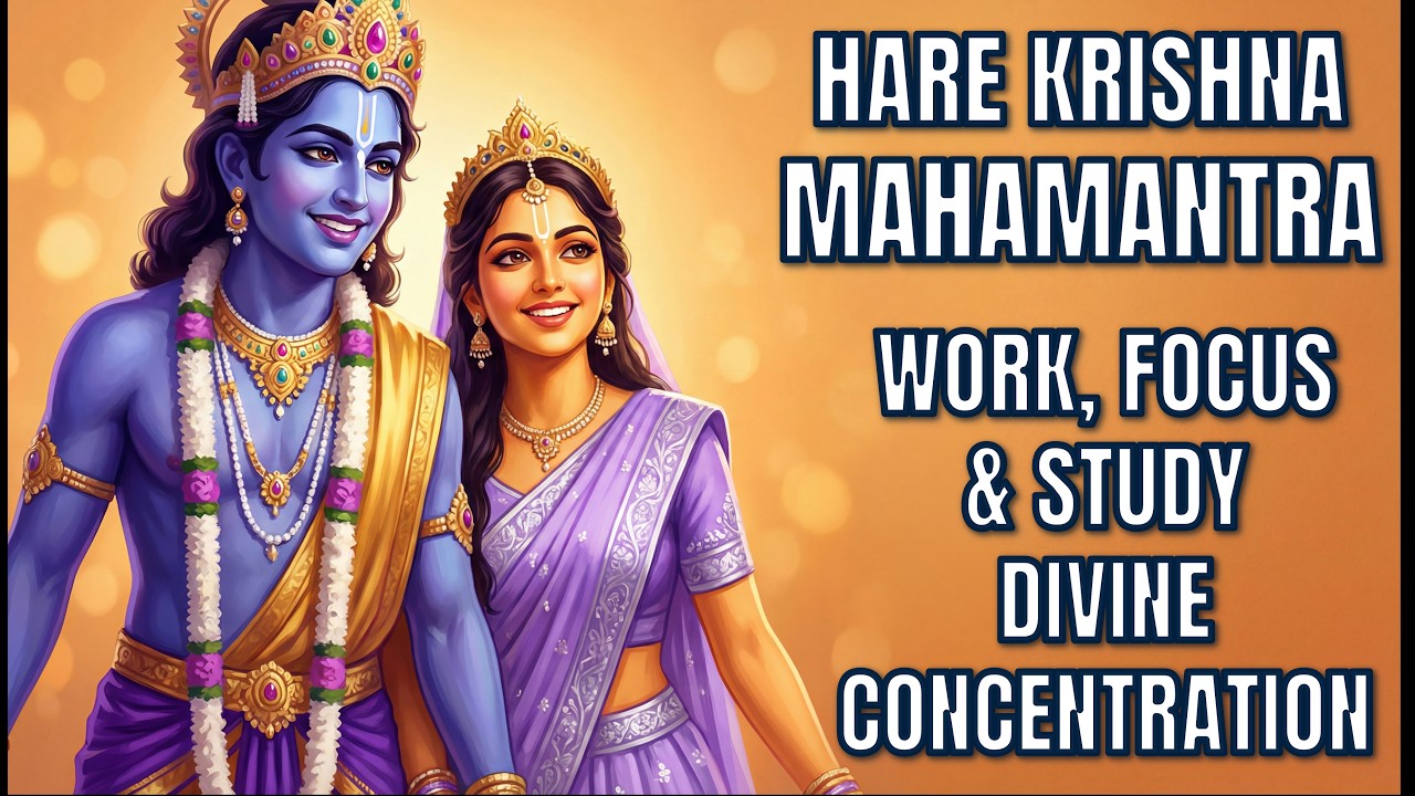 Hare Krishna Focus & Study | 70 BPM | Sustained Energy