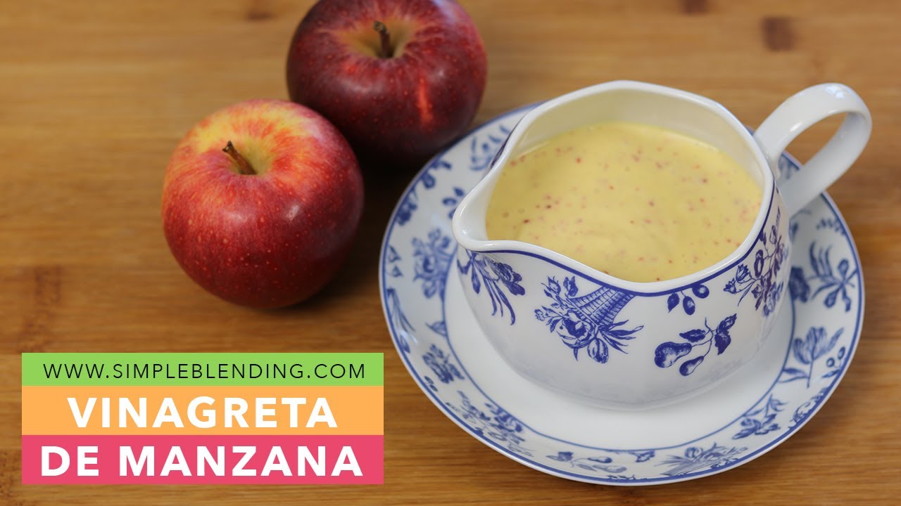 VINAGRETA DE MANZANA | Cómo preparar un aliño de manzana | Salsa para aliñar