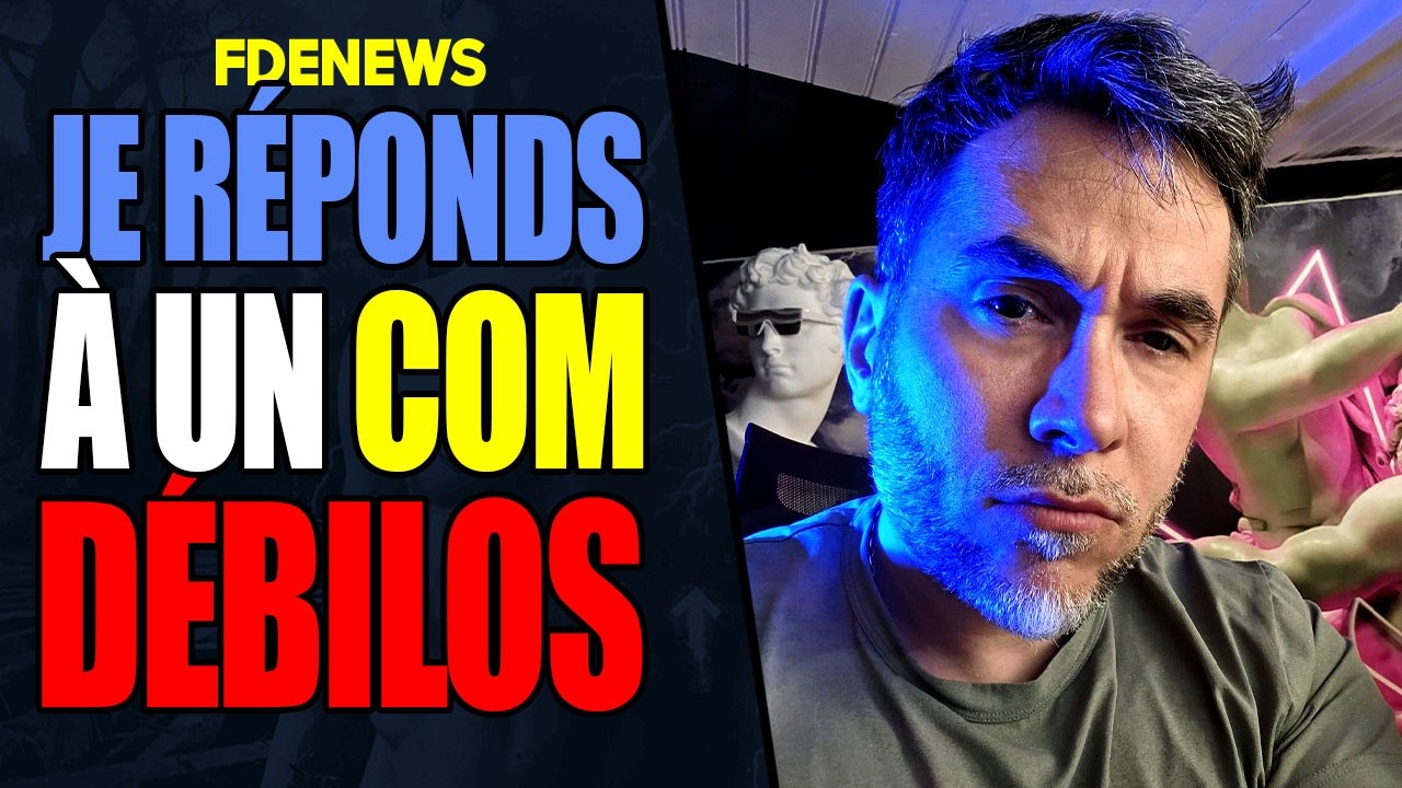 JE R&Eacute;PONDS ET DIS LES TERMES &Agrave; UN COMMENTATEUR 😂