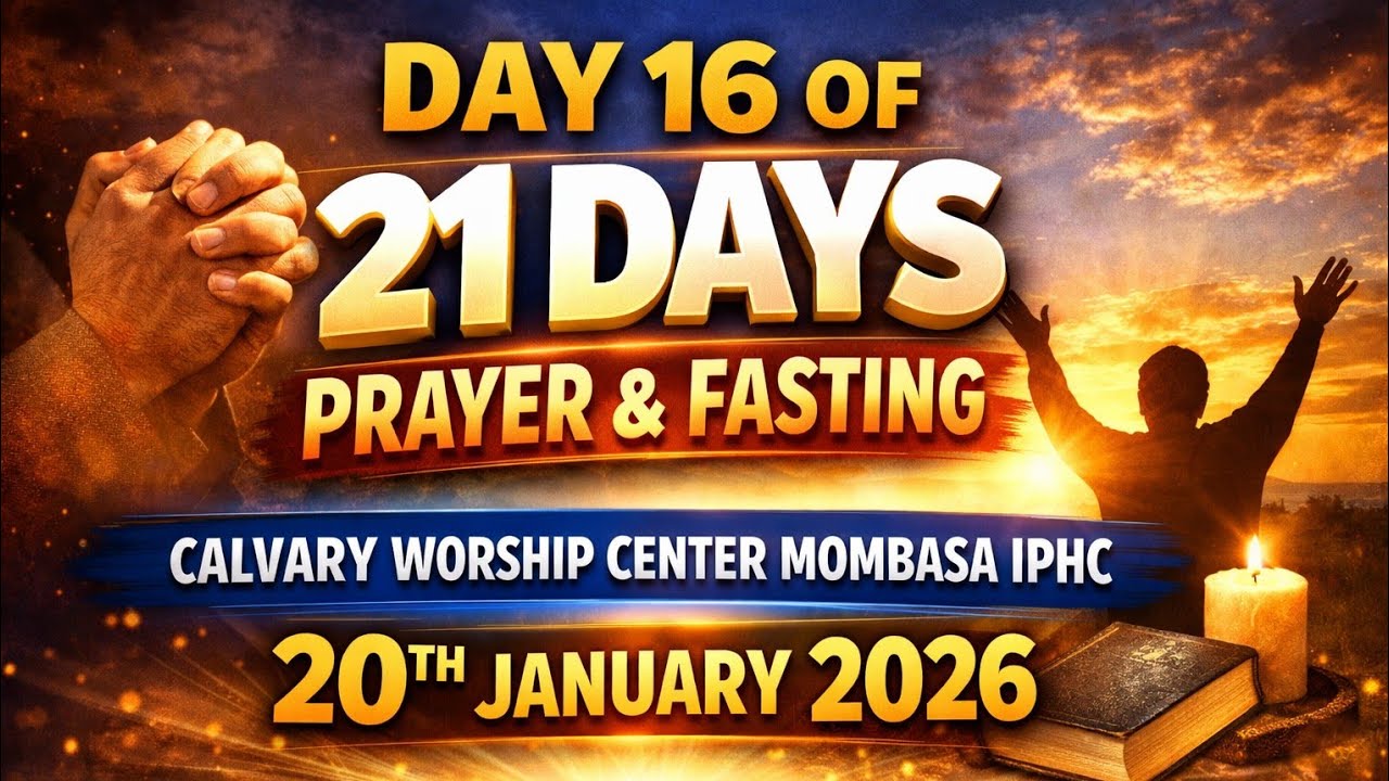 PRAYERS DAY 16 OF 21 DAY ǁ PEOPLE YOU NEED IN 2026 ǁ SUNDAY SERVICE ǁ 20th JANUARY 2025
