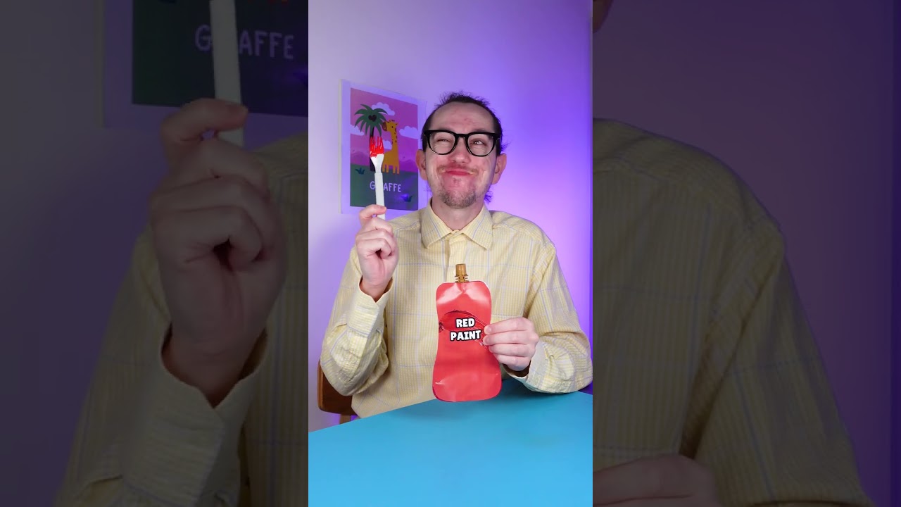 Learn Fork Flower Art 🌸🍴 Easy Painting Trick! #shorts #kids