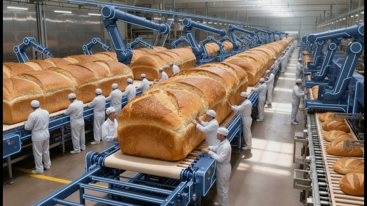 Inside a Modern American Bread Factory | Step-by-Step Production Process