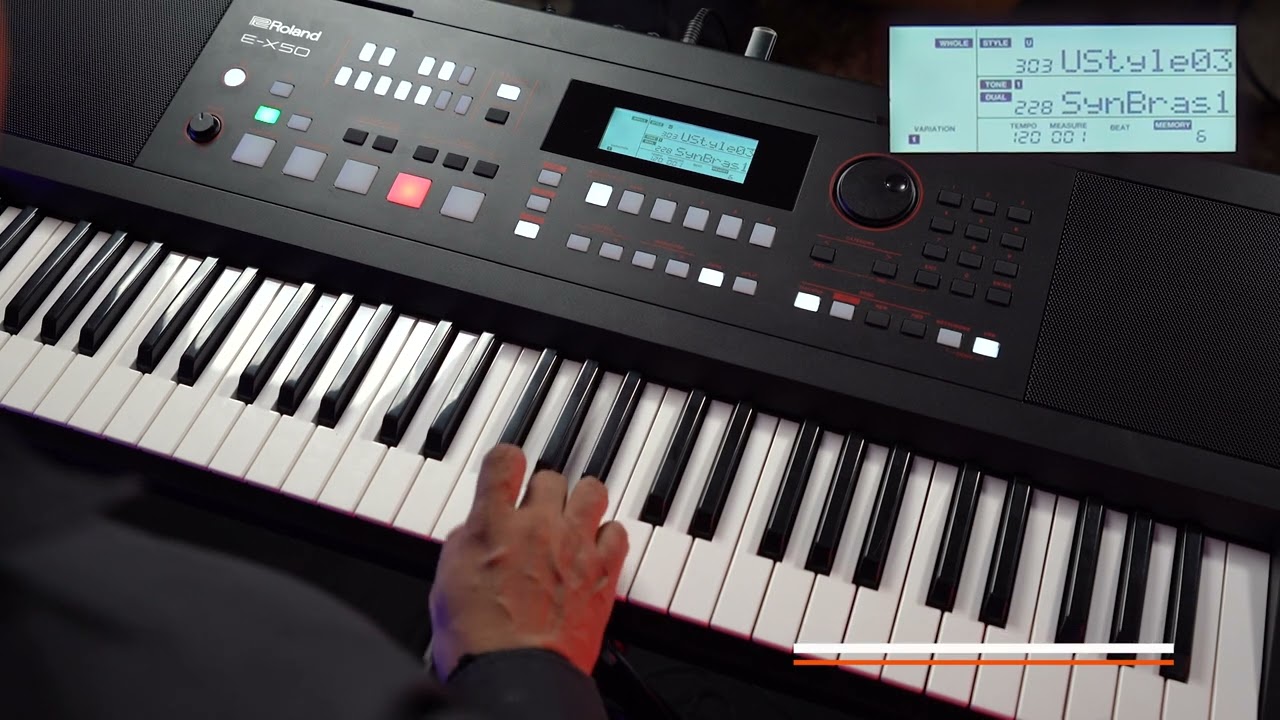 Roland E-X50 Brass Tone Demo
