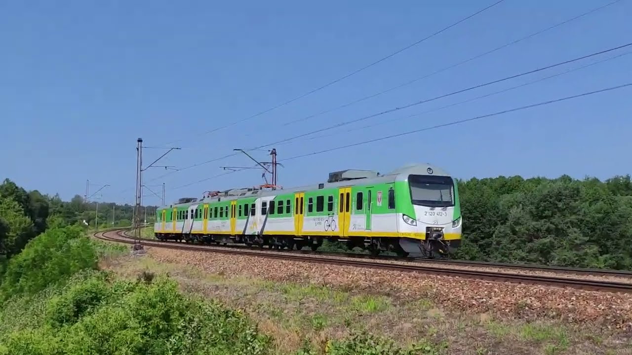 Pociągi na LK nr 8 stacja Jastrząb 4K (#031)