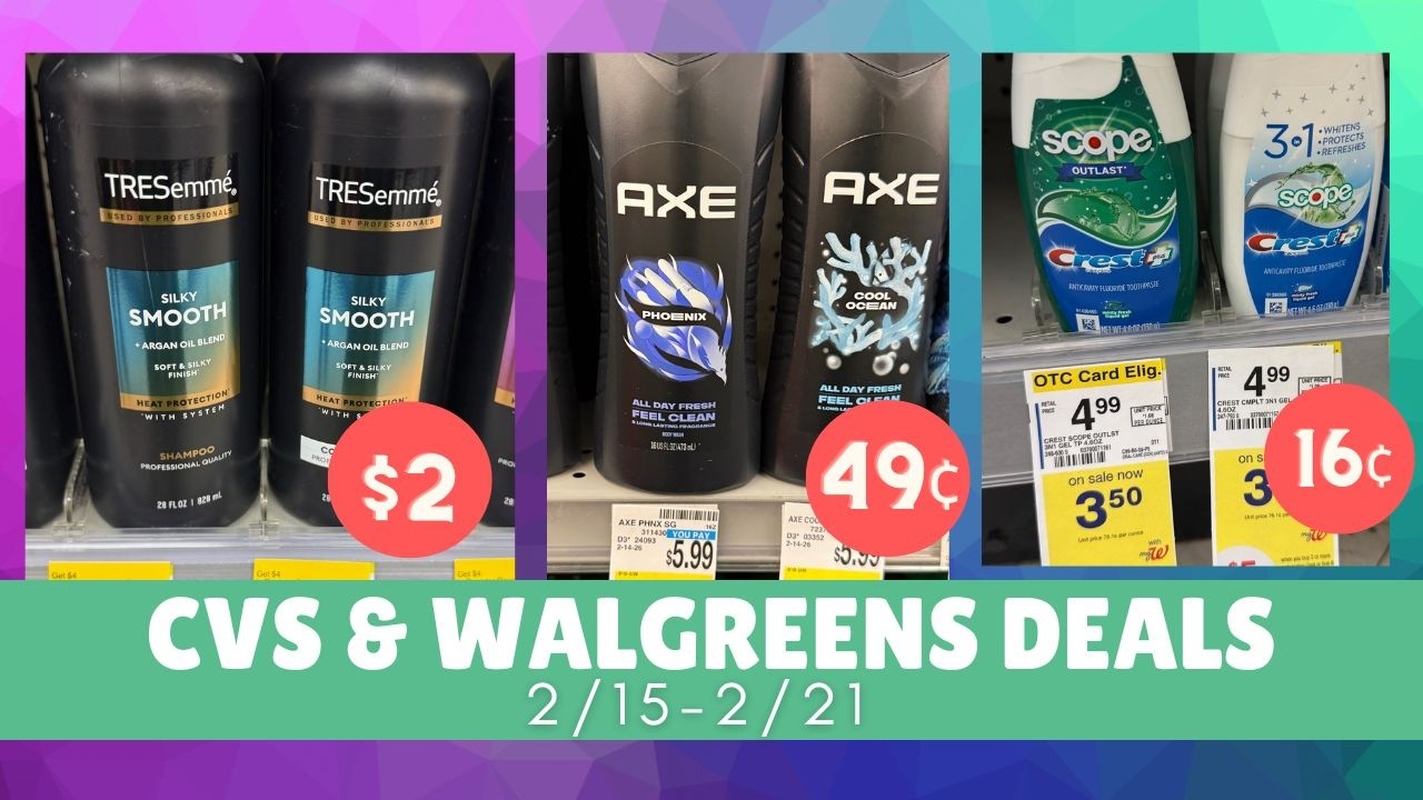 Top CVS & Walgreens Deals 2/15-2/21