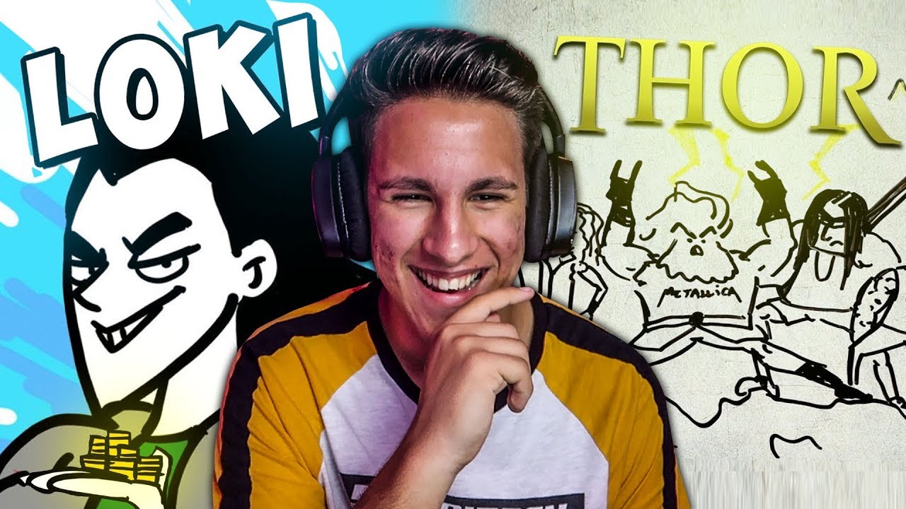 THOR y  LOKI  DESTRIPANDO la historia *video reaccion* INCREÍBLE [ parte 2 ]