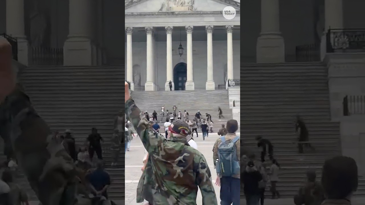 Veterans holds protest at Capitol ahead of Army celebrations #Shorts