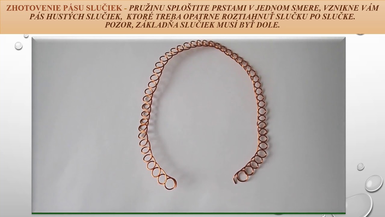 Výroba drôteného srdiečka