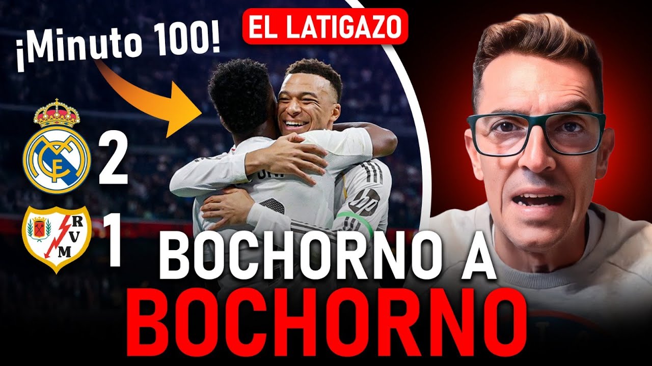 UN GOL DE PENALTI Y EN EL DESCUENTO PARA TAPAR VERGÜENZAS | REAL MADRID - RAYO VALLECANO