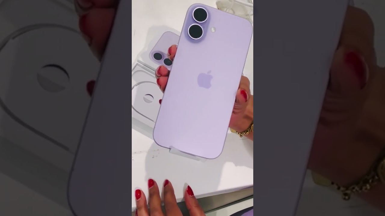 iPhone 17 Lavender colour unboxing #immersiveunboxing #smartphone #unboxing #iphone #iphone17