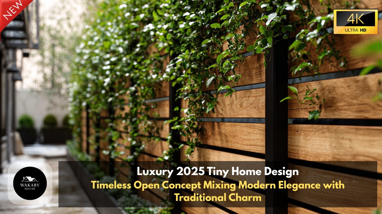 Luxury 2025 Tiny Home Design: Timeless Open Concept Mixing Modern Elegance with Traditional Charm