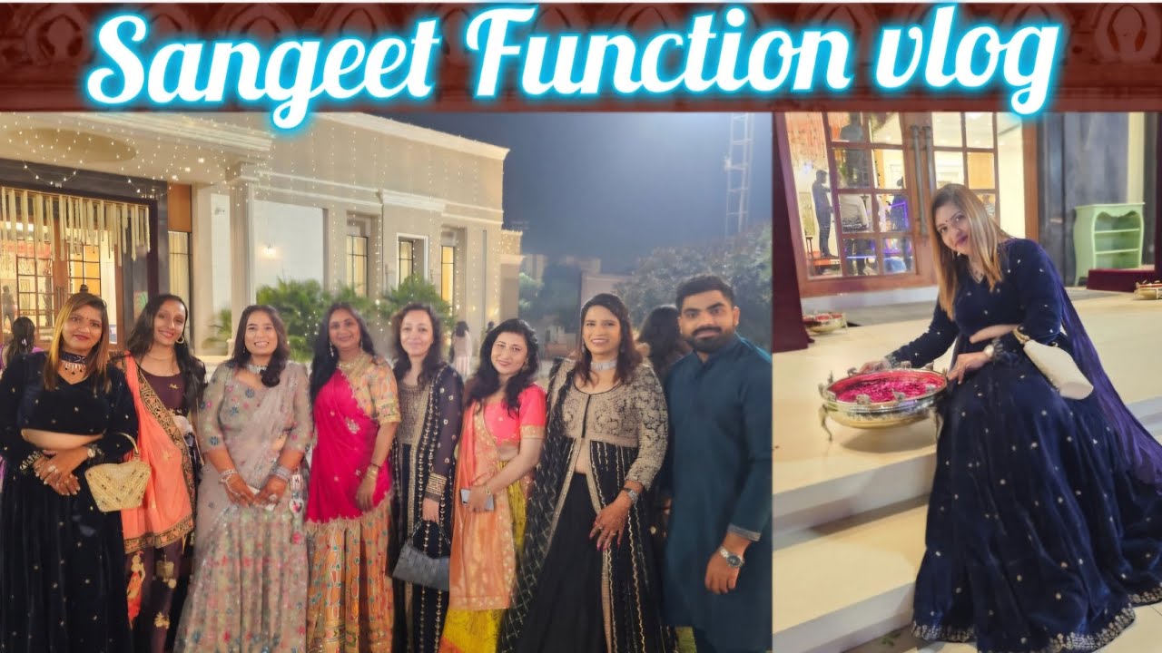 Sangeet function mein khub enjoy kiya sabhi ne😍🎉🎈