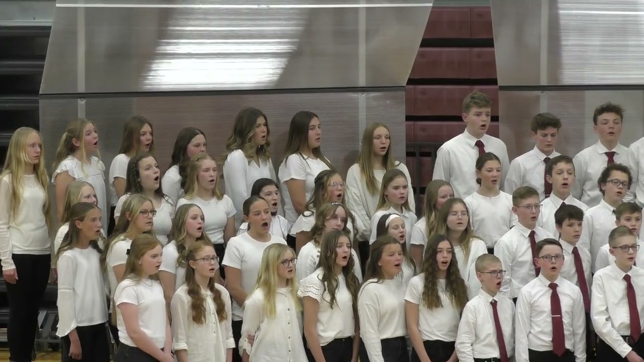 2025-26 Winter Band and Choir Concert 7th and 8th Grade Choir