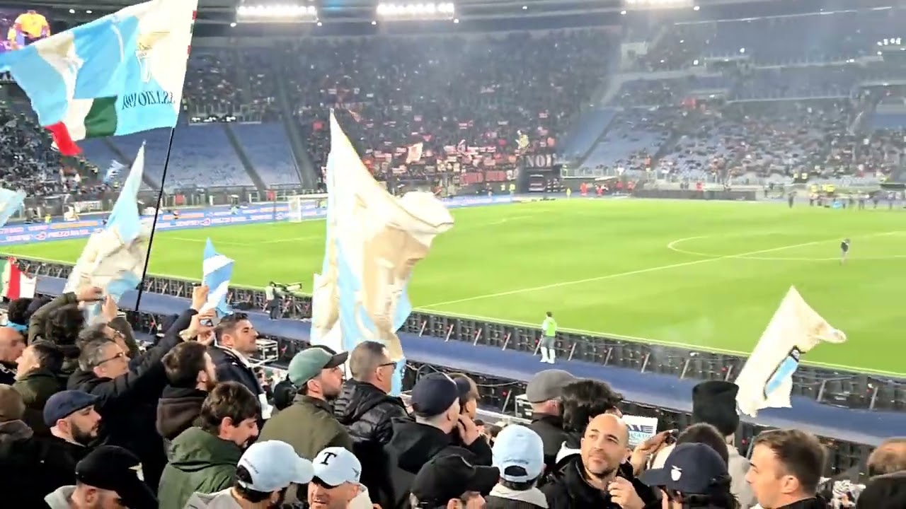 LAZIALISMO presenta: LAZIO-MILAN 1-0  LA VINCONO I TIFOSI